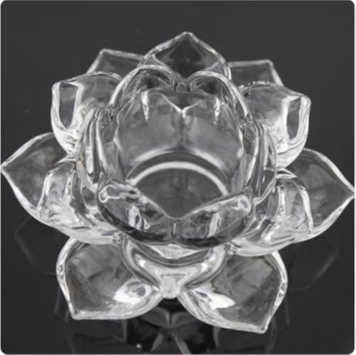 SXTYYH Farbenfrohes Kristallglas Im EuropäIschen Stil for Weich Gekochte Eier Egg Holder Blumenform Klar Dekorativer Eierbecher Frühstück Eier Frühstückseihalter(Transparent) von SXTYYH
