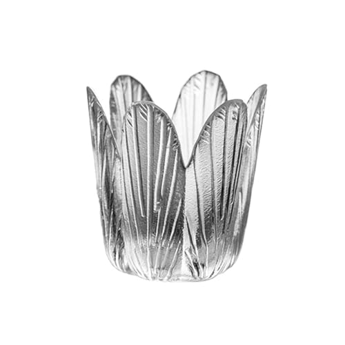 SXTYYH Glas Eierbecher for Weich Gekochte Eier Frühstück Blumenform Egg Holder Rustikales Skandinavisches Design for Frühstück Eierhalter Party-Dining von SXTYYH