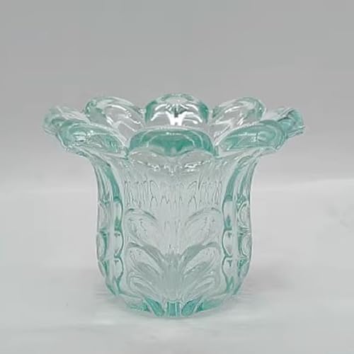 SXTYYH Glas Eierbecher for Weich Gekochte Eier Frühstück Einfarbig Egg Holder Minimalistischer Stil Eierhalter for Hause Frühstück & Café Esszimmerdekor(Blau) von SXTYYH