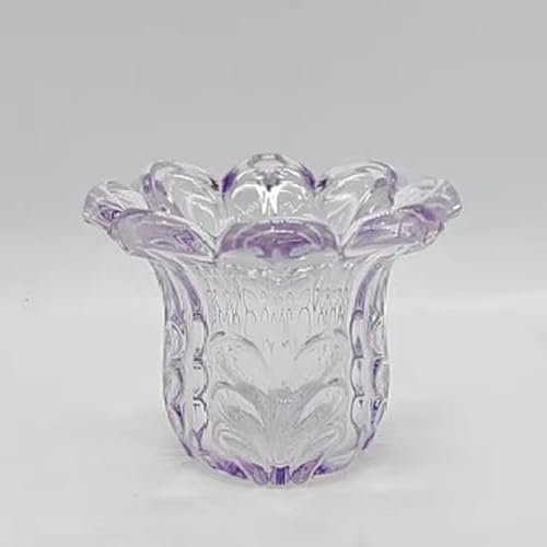 SXTYYH Glas Eierbecher for Weich Gekochte Eier Frühstück Einfarbig Egg Holder Minimalistischer Stil Eierhalter for Hause Frühstück & Café Esszimmerdekor(Purple) von SXTYYH