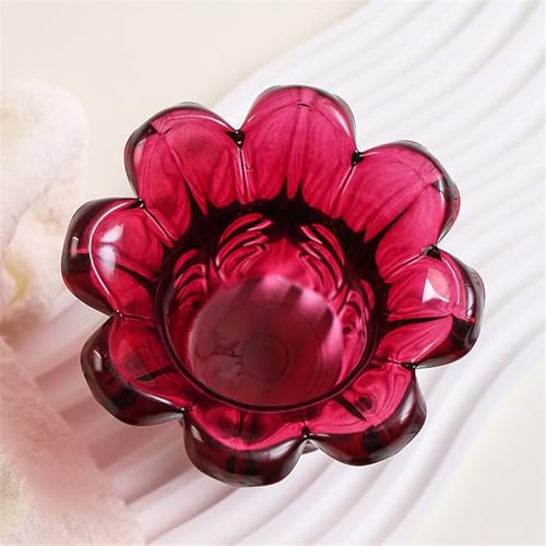 SXTYYH Glas Eierbecher for Weich Gekochte Eier Frühstück Einfarbig Egg Holder Minimalistischer Stil Eierhalter for Hause Frühstück & Café Esszimmerdekor(Rot) von SXTYYH