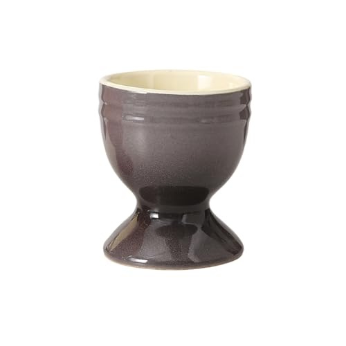 SXTYYH Keramik Egg Holder for Weich Gekochte Eier Kreativ Eier Frühstückseihalter Frühstück Eierbecher Elegantes Design for Zu Hause(Gray) von SXTYYH