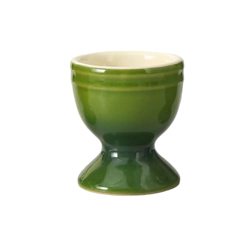 SXTYYH Keramik Egg Holder for Weich Gekochte Eier Kreativ Eier Frühstückseihalter Frühstück Eierbecher Elegantes Design for Zu Hause(GrüN) von SXTYYH