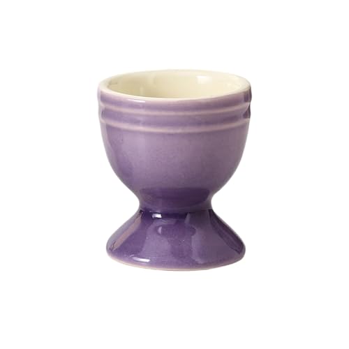 SXTYYH Keramik Egg Holder for Weich Gekochte Eier Kreativ Eier Frühstückseihalter Frühstück Eierbecher Elegantes Design for Zu Hause(Purple) von SXTYYH