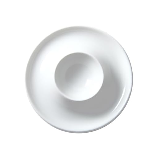 SXTYYH Klassisch Einfarbig Keramik-Eierbecher for Das Frühstück Halter, Egg Holder for Weichgekochte Eier Schlichtes Eierhalter Küchenaccessoires for Das Frühstück(Small round) von SXTYYH