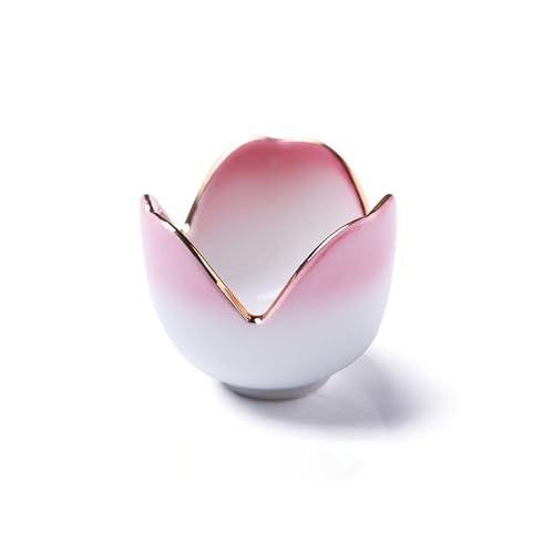 SXTYYH Küche Keramik Eierbecher for Weich Gekochte Eier Frühstücksbegleiter Egg Holder Spülmaschinen- Und Mikrowellengeeignet Elegantes Design Eierhalter for Den Esstisch(Rot) von SXTYYH