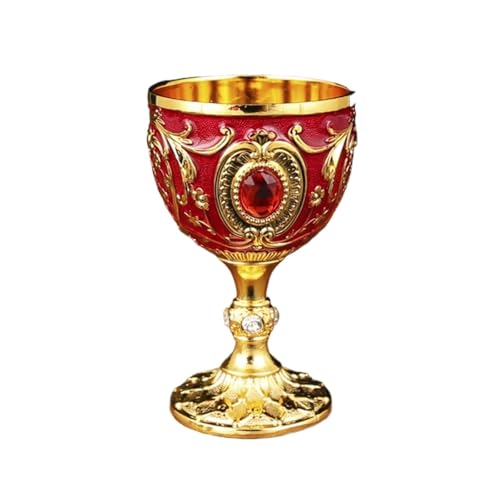 SXTYYH Retro Eierbecher for Weich Gekochte Eier Metall Hoher Stiel Egg Holder for Hart Gekochte Eier Luxuriöses Design Im Exotischen Stil Eierhalter Frühstücksdekoration(B) von SXTYYH