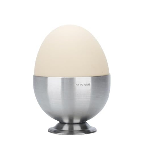 SXTYYH Schlichtes Design Edelstahl 304 Hartgekochte Eierbecher, Egg Holder Frühstück Eierhalter Weichgekochte Eier for Die Heimische Küche Utensilien(1Pcs) von SXTYYH