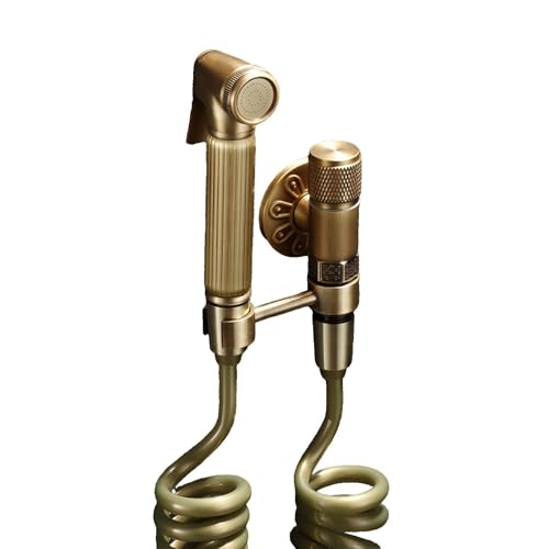 SXWYLZ Antike Bidet Armatur mit Handbrause Wandmontage Wc-Bidet Handbrause Set zum Spülen von Toiletten und Baden von Haustieren SXWYLZ Antike Bidet Armatur mit Handbrause Wandmontage Wc-Bidet Handbrause Set zum Spülen von Toiletten und Baden von Haustieren von SXWYLZ