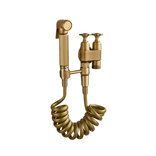 SXWYLZ Antike Bidet Handbrause für Toilette Wandmontage Bidet Brause Set Geeignet für die Badezimmerreinigung im Freien und im Garten von SXWYLZ