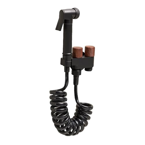 SXWYLZ Bidet Handbrause Set Bidet Wc Armatur Eins Rein Zwei Raus Geeignet zum Spülen von Toilettenmopps im Badezimmer,Schwarz SXWYLZ Bidet Handbrause Set Bidet Wc Armatur Eins Rein Zwei Raus Geeignet zum Spülen von Toilettenmopps im Badezimmer,Schwarz von SXWYLZ