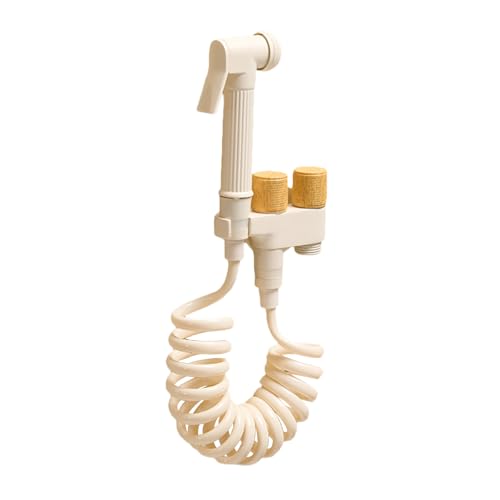 SXWYLZ Bidet Handbrause Set Bidet Wc Armatur Eins Rein Zwei Raus Geeignet zum Spülen von Toilettenmopps im Badezimmer,Weiß SXWYLZ Bidet Handbrause Set Bidet Wc Armatur Eins Rein Zwei Raus Geeignet zum Spülen von Toilettenmopps im Badezimmer,Weiß von SXWYLZ