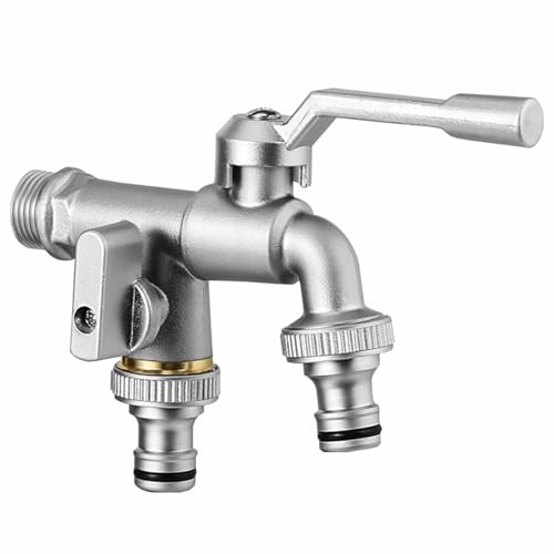 SXWYLZ Doppel Wasserhahn Garten auslaufhahn Wasserhahn Wandmontage Garten 1/2 Zoll Kugelauslaufhahn Messing Wasserhahn Doppel Wasserhahn Garten Frostsicher SXWYLZ Doppel Wasserhahn Garten auslaufhahn Wasserhahn Wandmontage Garten 1/2 Zoll Kugelauslaufhahn Messing Wasserhahn Doppel Wasserhahn Garten Frostsicher von SXWYLZ