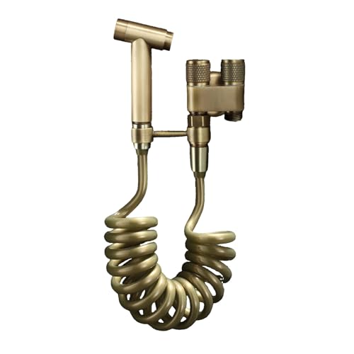 SXWYLZ Handbrause Toilette Set Antike Bidet Handbrause Set Geeignet für die Badezimmerreinigung Verbunden mit der Toilette SXWYLZ Handbrause Toilette Set Antike Bidet Handbrause Set Geeignet für die Badezimmerreinigung Verbunden mit der Toilette von SXWYLZ