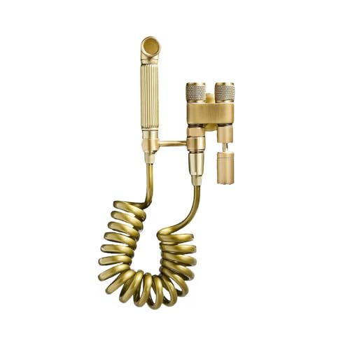 SXWYLZ Toilette Handbrause Set Antikes Hand Shower Toilet Set Ein Einlass und Zwei Auslässe für die Badezimmerreinigung und Haustierpflege SXWYLZ Toilette Handbrause Set Antikes Hand Shower Toilet Set Ein Einlass und Zwei Auslässe für die Badezimmerreinigung und Haustierpflege von SXWYLZ