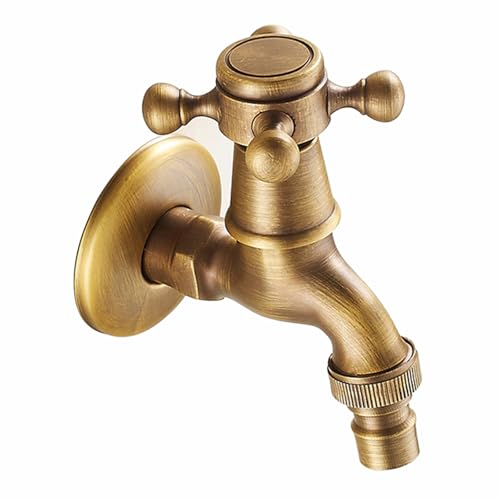 SXWYLZ Wasserhahn aussen Antik Garten Wasserhahn 1/2 Zoll Lang Kaltwasserhahn Wandmontage Wasserhahn Garten Drehgriff aussenwasserhahn Frostsicher,8Cm SXWYLZ Wasserhahn aussen Antik Garten Wasserhahn 1/2 Zoll Lang Kaltwasserhahn Wandmontage Wasserhahn Garten Drehgriff aussenwasserhahn Frostsicher,8Cm von SXWYLZ