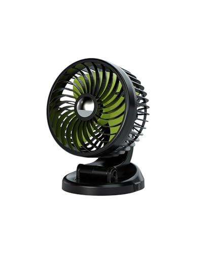 Auto Ventilator Ventilateur Bureau Pliable Silencieux Compatible Voiture Multifonction Rafraîchissement Été Pour Habitacle Monodirectionnel KFZ Lüfter(12V Sedan Model) von SXXJVES