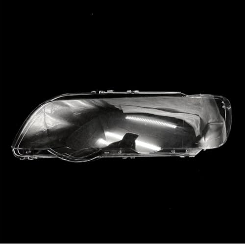 SXXTS Auto Scheinwerfer Abdeckung für BMW X5/E53 2000-2003, Front Scheinwerfer Glas Lampenschirm Staubdicht Transparent Lampenschirm Zubehör,Left von SXXTS