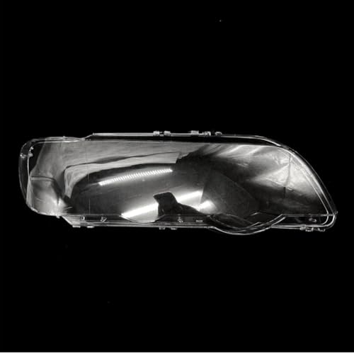 SXXTS Auto Scheinwerfer Abdeckung für BMW X5/E53 2000-2003, Front Scheinwerfer Glas Lampenschirm Staubdicht Transparent Lampenschirm Zubehör,Right von SXXTS