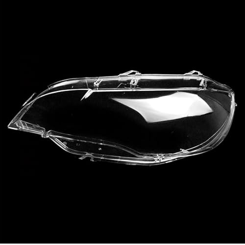 SXXTS Auto Scheinwerfer Abdeckung für BMW X6 E71 2008-2014, Front Scheinwerfer Glas Lampenschirm Staubdicht Transparent Lampenschirm Zubehör,Left von SXXTS