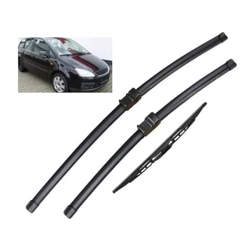 Scheibenwischer Set für Ford C-Max 2003-2010 26"+19"+11", Wischerblätter Vorne Und Hinten Wischerblatt Dauerhaft Auto Wischer Zubehör von SXXTS
