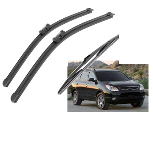 Scheibenwischer Set für Hyundai Veracruz Ix55 2007-2012, Wischerblätter Vorne Und Hinten Wischerblatt Dauerhaft Auto Wischer Zubehör von SXXTS