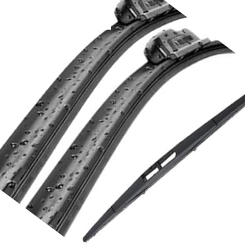 Scheibenwischer Set für Jazz 2009-2017 26"+14"+14", Wischerblätter Vorne Und Hinten Wischerblatt Dauerhaft Auto Wischer Zubehör von SXXTS