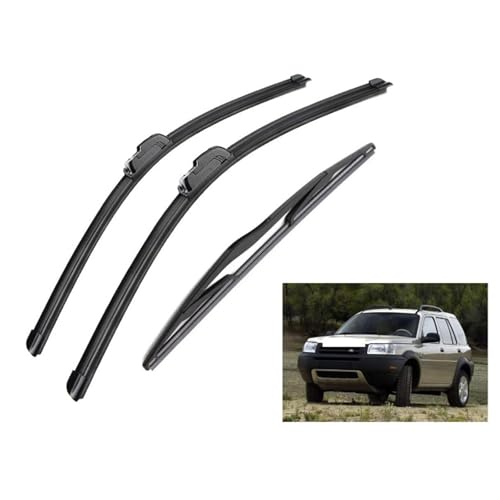 Scheibenwischer Set für Land Rover Freelander MK1 1997-2006, Wischerblätter Vorne Und Hinten Wischerblatt Dauerhaft Auto Wischer Zubehör von SXXTS