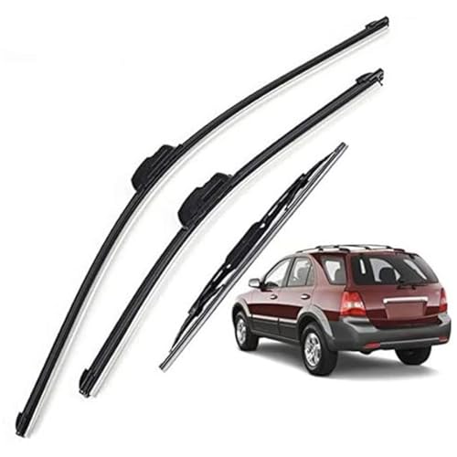 Scheibenwischer Set für SEAT Ibiza MK3 6L 2002-2005 21"+19"+14", Wischerblätter Vorne Und Hinten Wischerblatt Dauerhaft Auto Wischer Zubehör von SXXTS
