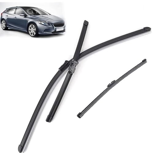 Scheibenwischer Set für Volvo XC60 2012-2017 26"+20"+14", Wischerblätter Vorne Und Hinten Wischerblatt Dauerhaft Auto Wischer Zubehör von SXXTS
