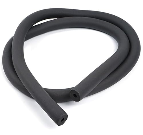 Black Snake Rohrisolierung Schaumstoff, Mehrzweck-Schaumstoff-Rohrdämmung für Wasserrohre, Schwimmbadgeländer, Türgriffe, Metallstangen(0.6*1.3cm/0.2in*0.5in) von SXYCKRUI