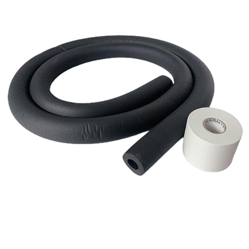Isolierung Heizungsrohre, Rohrisolierung Außenbereich Schaumstoffschläuche zum Schutz von Rohren Vor Frost und Scharfen Kanten(3.2cm*0.9cm/1.3in*0.4in) von SXYCKRUI