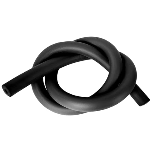 Rohrisolierung Schaumstoff, 2m Schwarze Heizungsrohr Isolierung, Weicher Mehrzweckschlauch für Zapfhähne, Winter-Außenrohre, Sprinkler-Frostschutz(Black,0.6*1.5cm/0.2in*0.6in) von SXYCKRUI