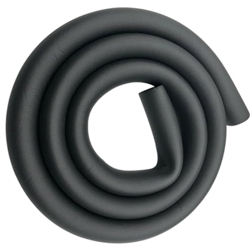 Rohrisolierung Schaumstoff, Schwarze Rohrdämmung Weicher Mehrzweckschlauch für Wasserleitungen Im Innen- und Außenbereich, Runder Kern(3.2*0.6cm/1.3in*0.2in) von SXYCKRUI