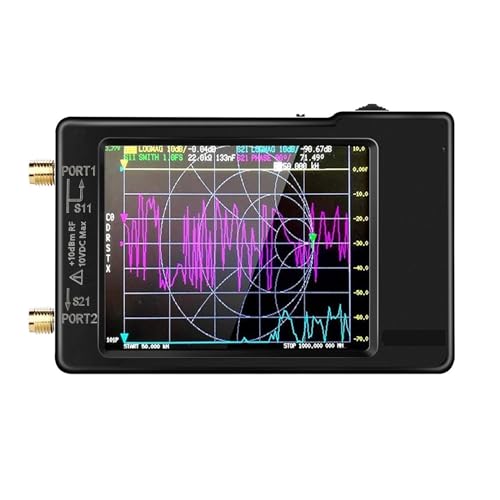 2,8-Zoll-Vektor-Netzwerk-Antennenanalysator 10K-1,5G MF HF VHF UHF Mit SD-Kartensteckplatz V3.6 Version Spektrumanalysator(Without SMA Adapter) von SXYGYWA