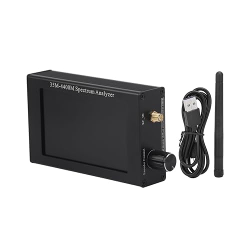 4,3-Zoll-LCD-Bildschirm Spektrumanalysator 35M-4400M Handheld Einfache Spektrumanalysatormessung Des Lnterphone-Signals Schwarz von SXYGYWA