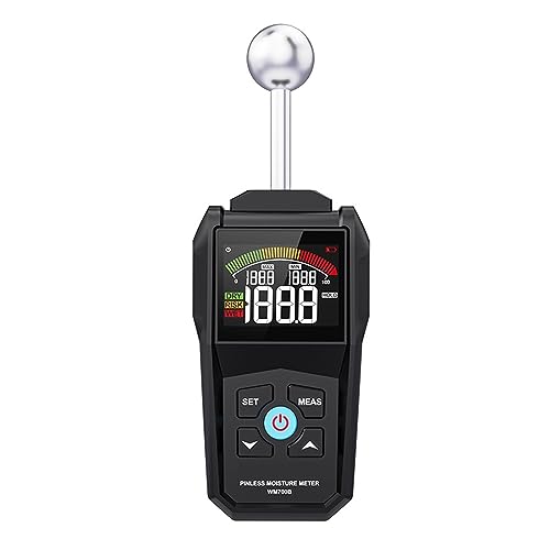 Digitaler Holzfeuchtemesser, LCD-Bildschirm, Hygrometer, berührungsloser Holzfeuchtedetektor, Alarm, Feuchtigkeitstester, Feuchtigkeitsdetektor von SXYGYWA