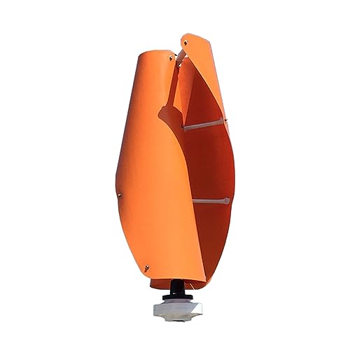 Energie Monitor 400 W 600 1000 Vertikalachsen-Windturbinengenerator 12 V 24 48 96 Mit MPPT-Controller Windmühle For Den Heimgebrauch(Orange,HYBRID CONTROL_48V_1KW) von SXYGYWA