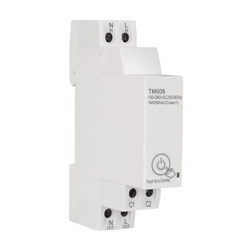 Energie Monitor Smart WiFi Einphasen-Energiezähler TM608 16A 100-240V Mobile App Fernbedienung Haushalts-Multifunktions-Schienen-Energiezähler von SXYGYWA