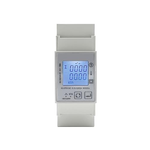Energie Monitor Tuya Wifi Zigbee 80A Smart Einphasig Zwei-wege Bidirektionale Energie Meter Timer Stromverbrauch Monitor KWh(Wifi) von SXYGYWA