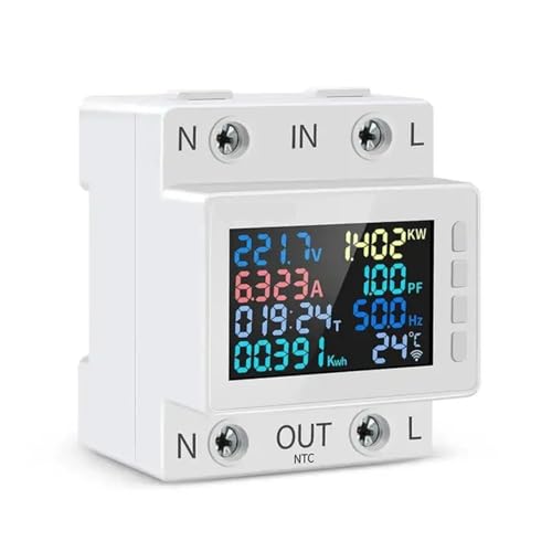 Energie Monitor WiFi Smart Power Meter Über Unter Spannung Schutz Schalter Strom Monitor Relais Wert Einstellbar Leistungsschalter(KWS-302) von SXYGYWA