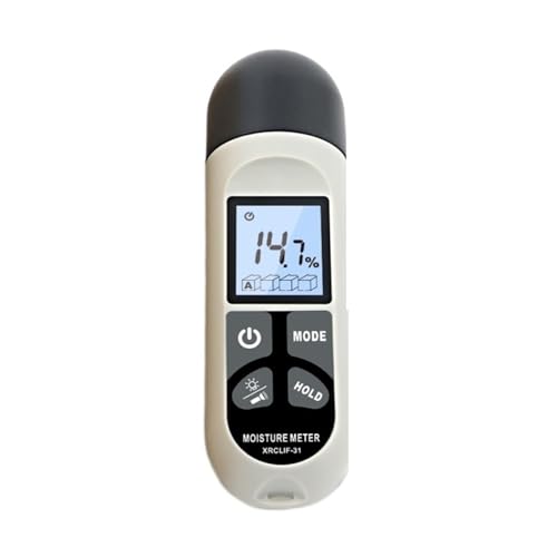Holz-Wasser-Feuchtigkeitsmesser, Tragbarer Digitaler Holzkarton-Feuchtigkeitsgehaltstester, Holz-Hygrometer, Holz-Feuchtigkeitsmesser von SXYGYWA