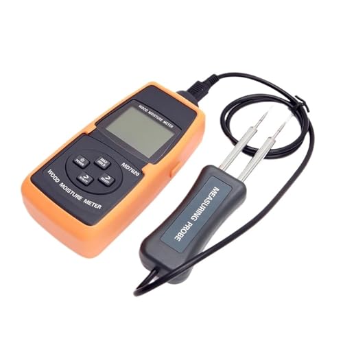 Holz-Wasser-Feuchtigkeitsmesser, Tragbares Digitales Hand-Holzfeuchte-Hygrometer, Holz 1 ~ 99 % Holzfeuchte-Tester von SXYGYWA