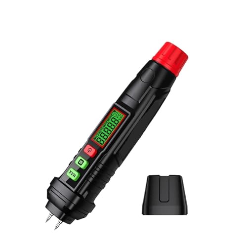 Holzfeuchtemessgerät, Digitaler Mini-Feuchtigkeitsdetektor for Holz, Hygrometer, 0–58 % Papier, Zement, Beton, Stifttyp-Feuchtigkeitstester von SXYGYWA