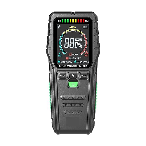Holzfeuchtemessgerät, Holzfeuchtigkeitstester, Hygrometer, Holzfeuchtigkeitsdetektor, Baumdichte, digitaler Tester(MT28C Lossless) von SXYGYWA