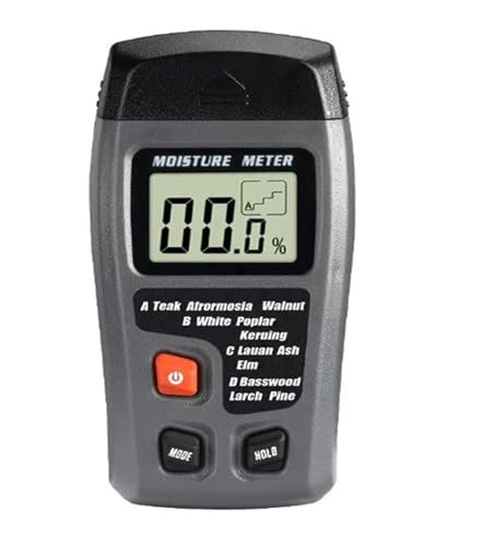 Hygrometer, Genaues Großes LCD-Display, Holzfeuchtigkeitstester, Digitaler Wandfeuchtigkeitsdetektor, Holz, Holzfeuchtigkeitsmesser von SXYGYWA