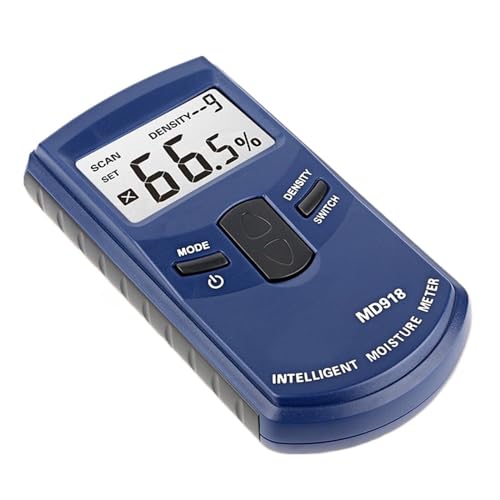 Induktiver Holzfeuchtemesser Hygrometer Holzfeuchtedetektor Digitaler Feuchtigkeitsmesser for Holz 4-80% von SXYGYWA