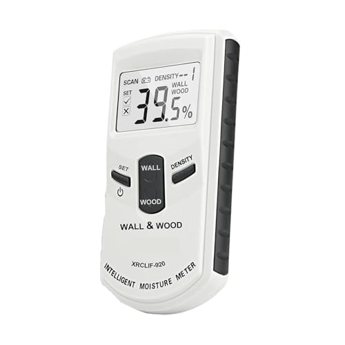 Induktives Wand- Und Holzfeuchtemessgerät, Tragbares Stiftloses Holzfeuchtemessgerät for Trockenbau, Hygrometer, Holzfeuchtigkeitsdetektor von SXYGYWA