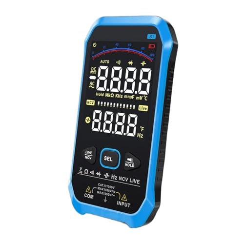 Multi Tester Digitalmultimeter 9999 Counts AC DC Spannung Widerstand Kapazität Diode NCV Hertz Live Wire Tester Mit Thermoelement von SXYGYWA