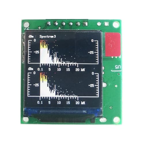 Musik Spektrum Display Analysator Mini 1,3 "LCD MP3 Power Verstärker Audio Level Anzeige Rhythmus Ausgewogene VU METER Modul(5PCS) von SXYGYWA